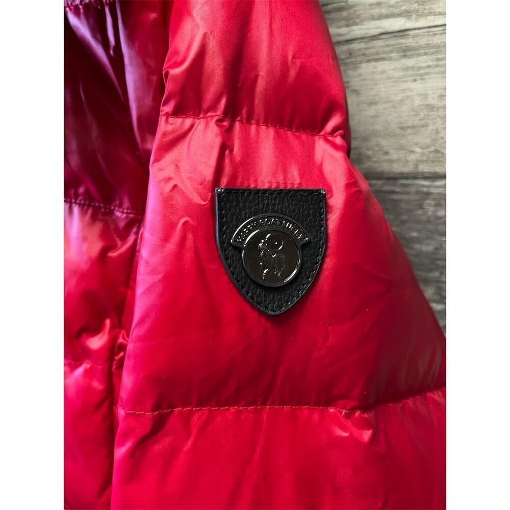 Happy Goat Lucky Women's Red Down Puffer Jacket Size S Winter Casual - Picture 4 of 16